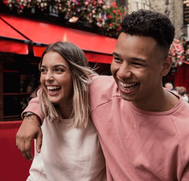 Young couple in Dublin